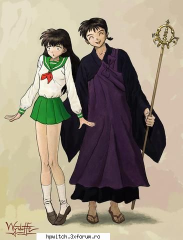 Imagini - Mda Miroku este aici in forma sa ca de itodeauna - InuYasha
