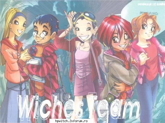 Top W.I.T.C.H - 1.Hay Lin, 2.Cornelia, 3.Orube, 4.Irma, 5,Elyon - W.I.T.C.H.