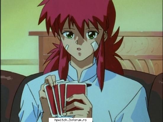 imagini - kurama jucand carti - Yu Yu Hakusho