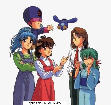 imagini - Koenma sta cu fetele - Yu Yu Hakusho